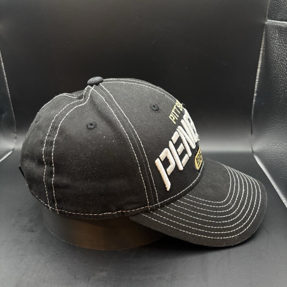 NHL Pittsburgh Penguins Reebok Adult Structured Cap Hat NHL One Size Black - Picture 4 of 6